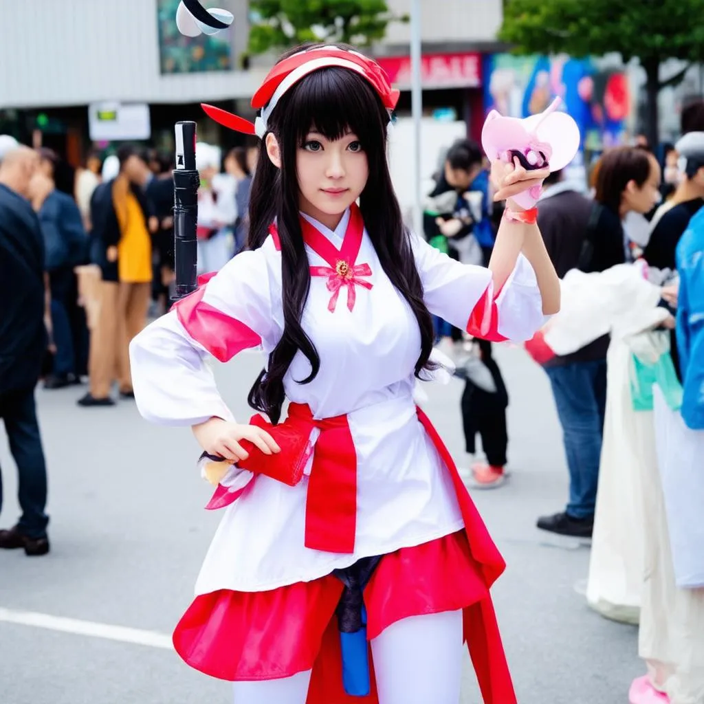 Cosplayer hóa trang thành nhân vật game