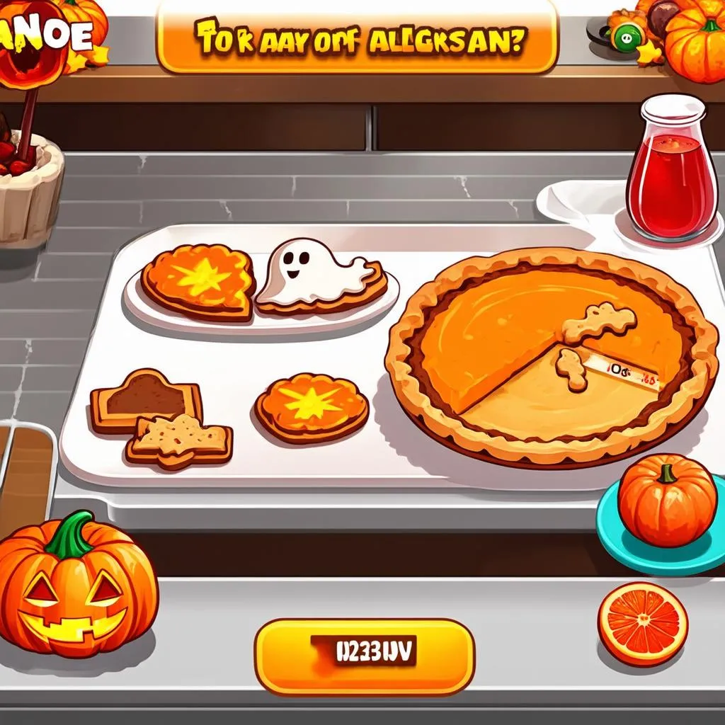 Game nấu ăn Halloween