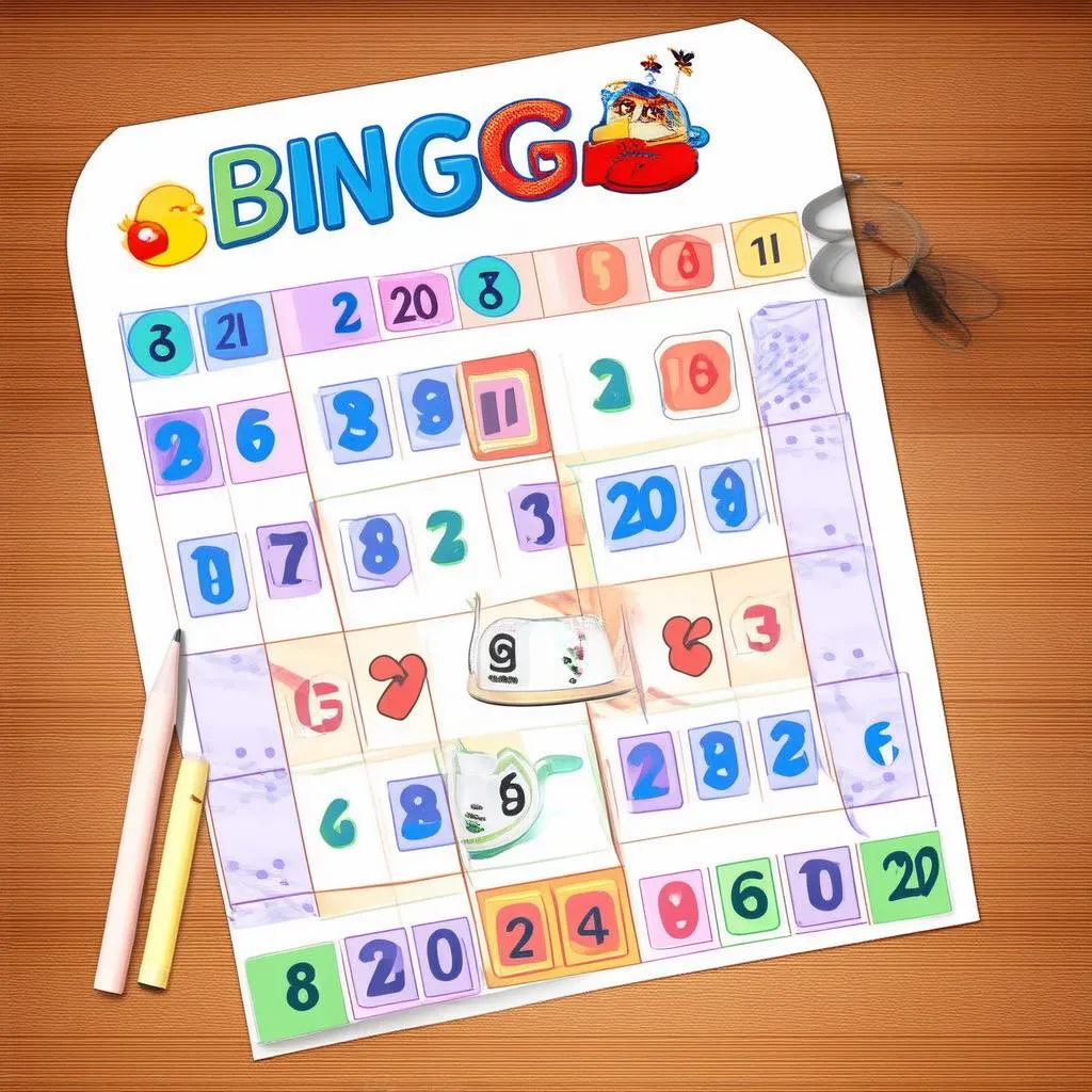 Trò chơi Bingo tiếng Anh