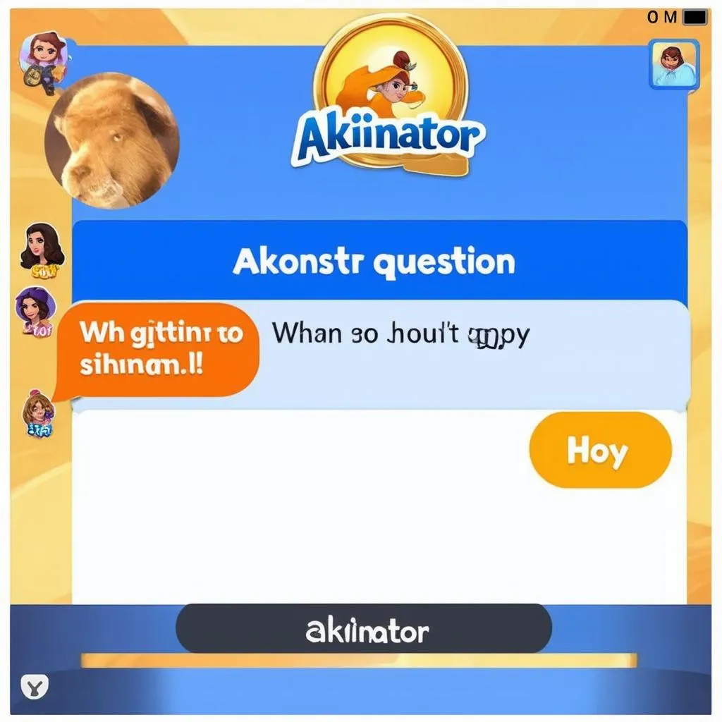 Akinator đang hỏi