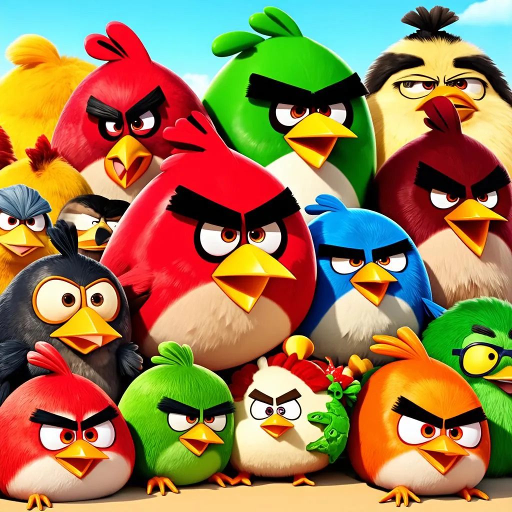 Các nhân vật trong Angry Birds 2