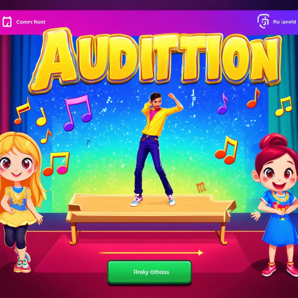 Giao diện Audition Nhịp Điệu Cuộc Sống