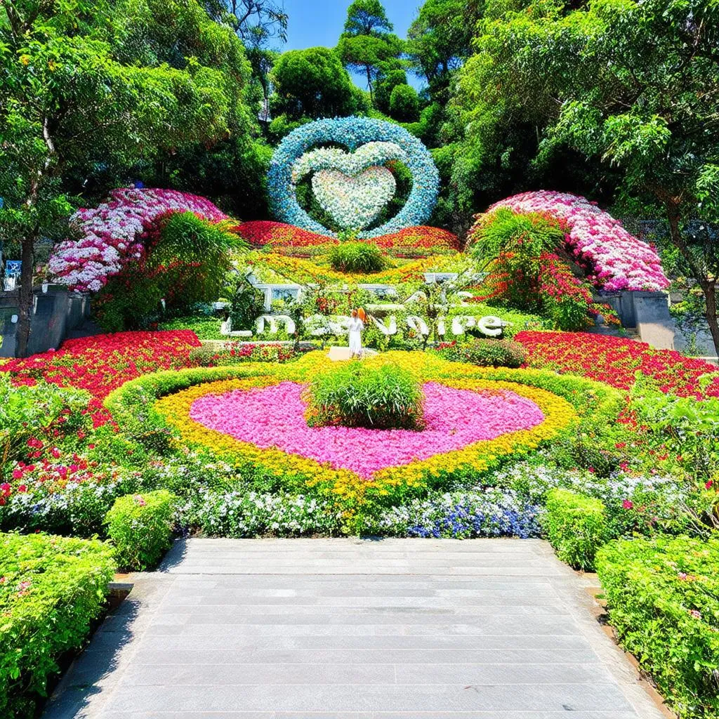 Vườn hoa Le Jardin D’Amour tại Bà Nà Hill