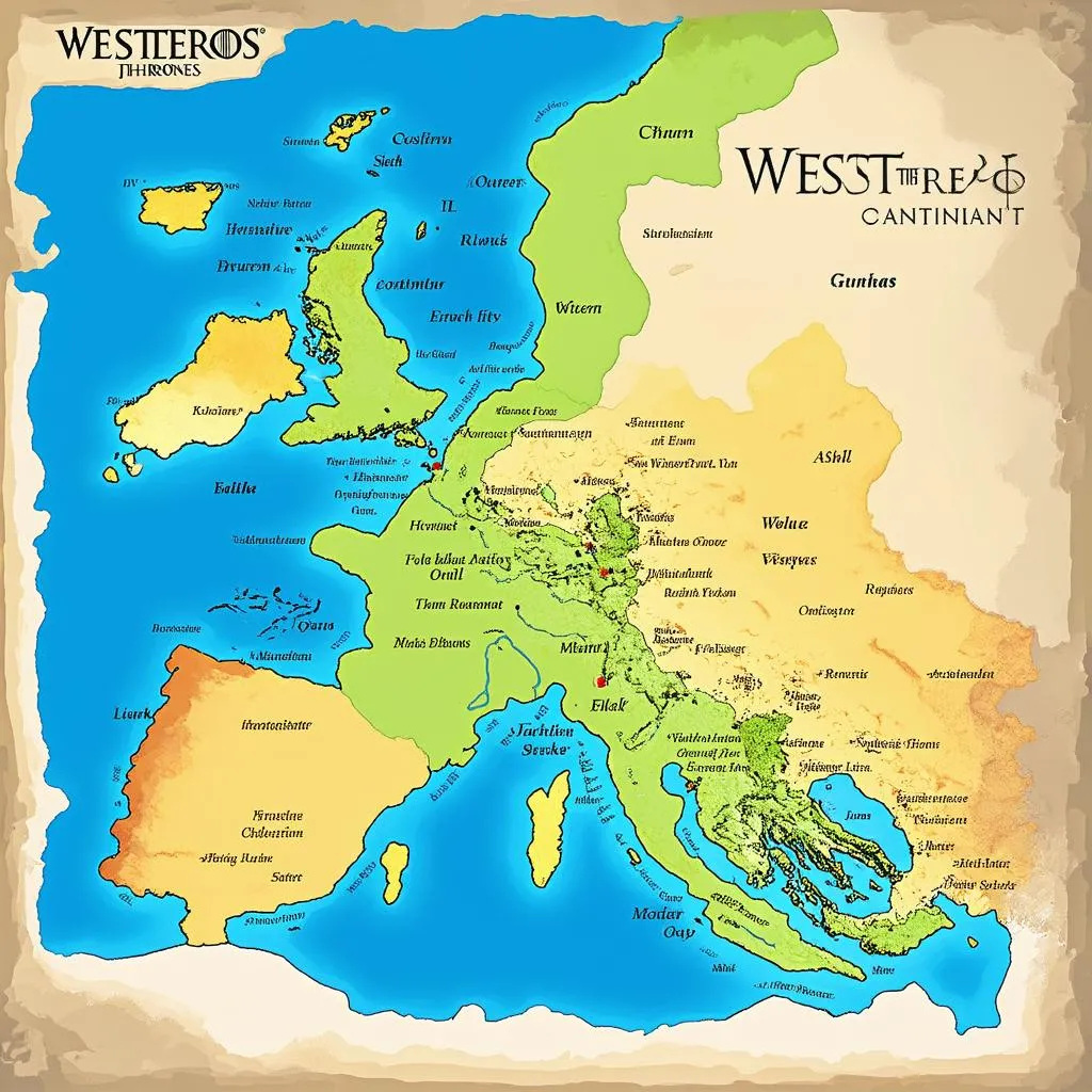 Bản đồ Westeros