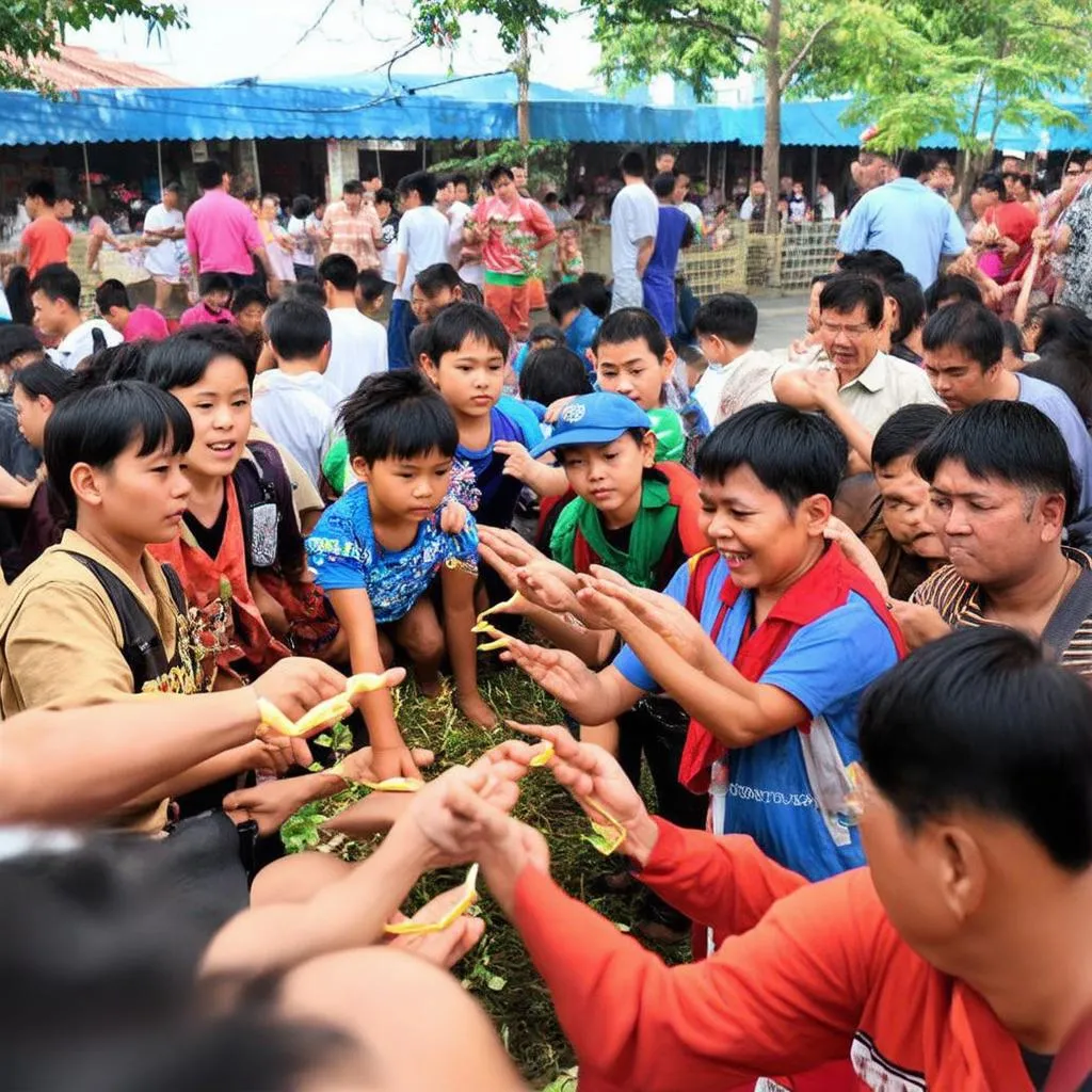 Bầu cua cá cộp trong ngày hội