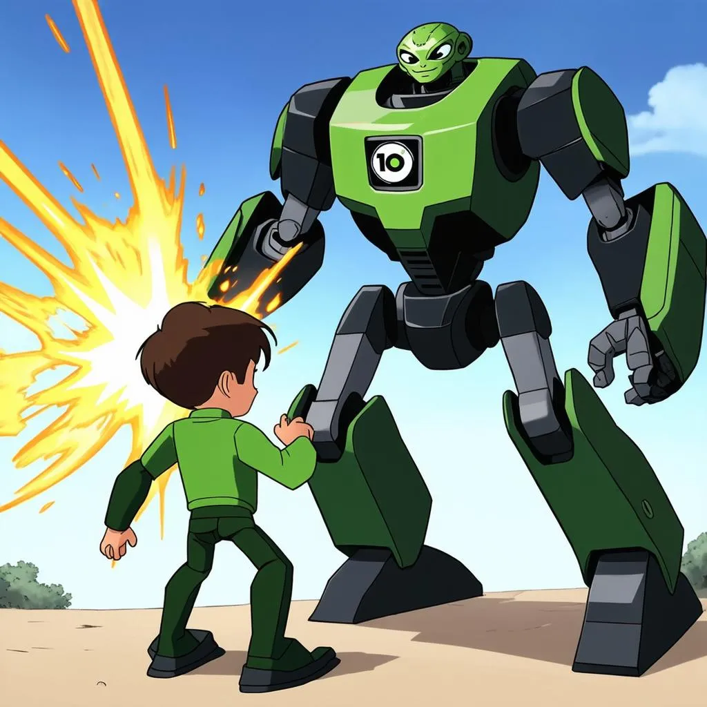 Ben 10 Chiến Đấu Robot