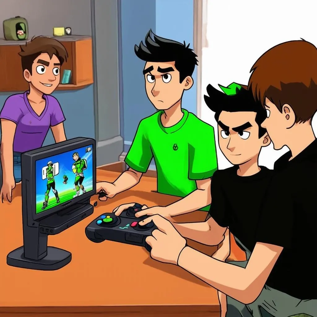 Ben 10 chơi game