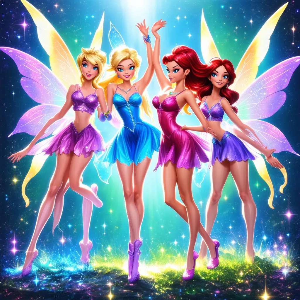 Biến hình Winx lung linh