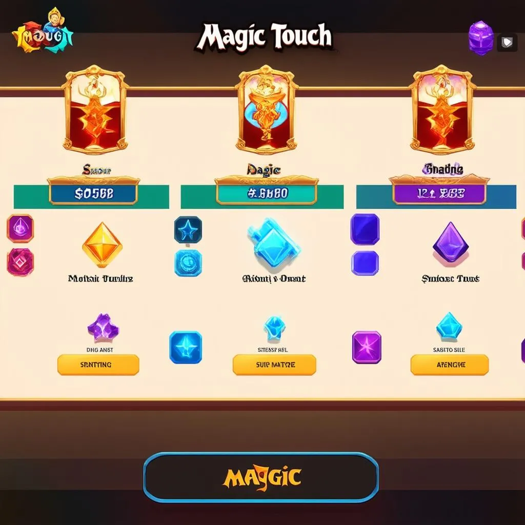 Magic Touch Game Modes