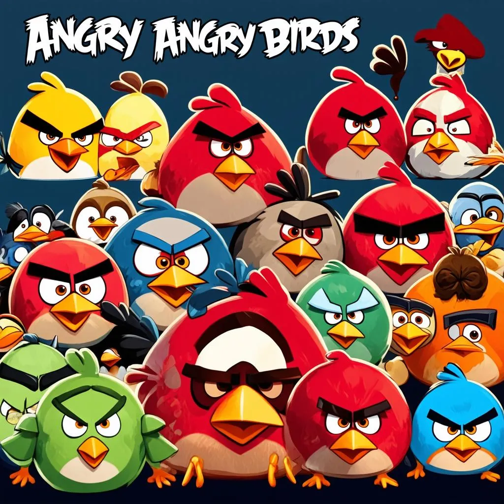 Bộ Sưu Tập Nhân Vật Angry Birds