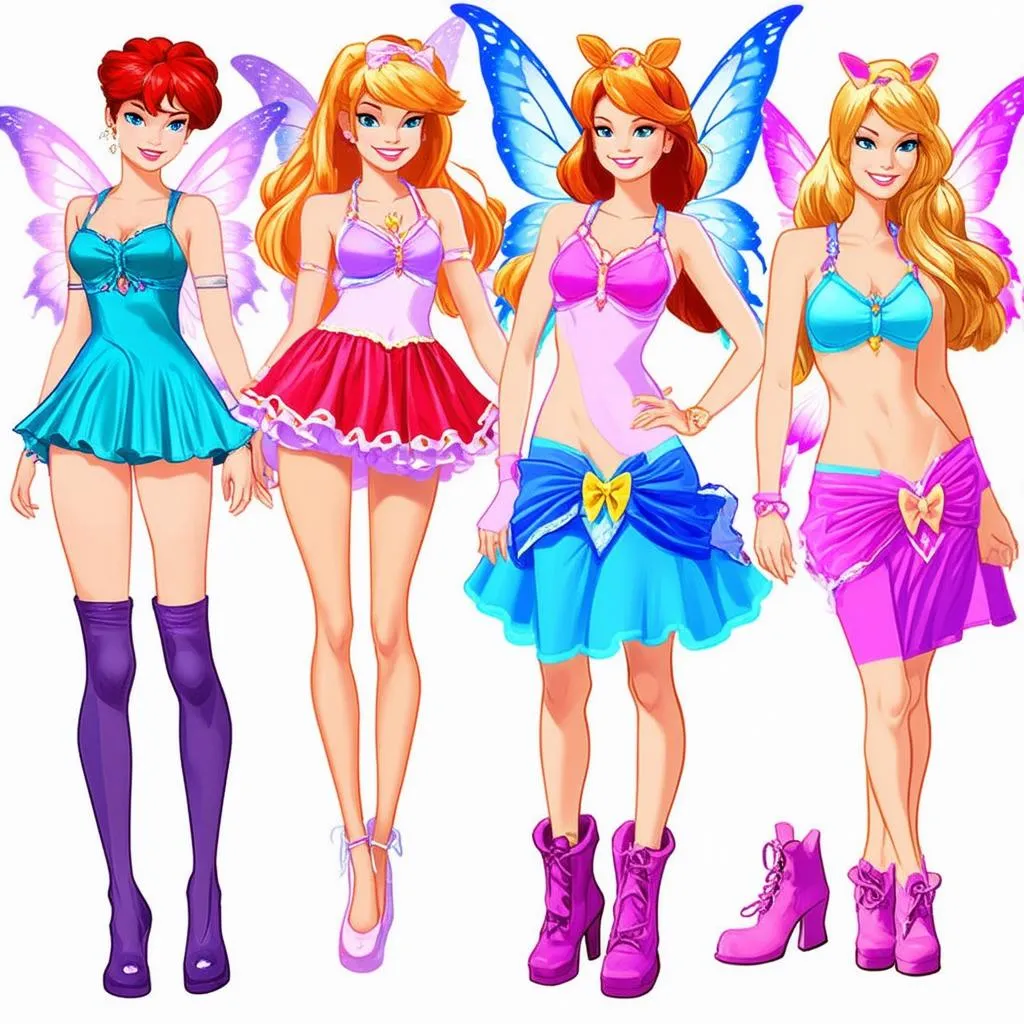 Bộ sưu tập trang phục của các nàng tiên Winx