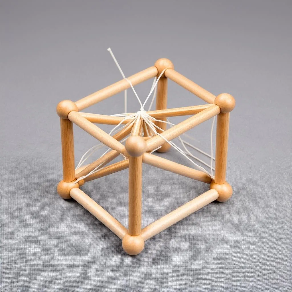 Bộ trò chơi Tensegrity gỗ