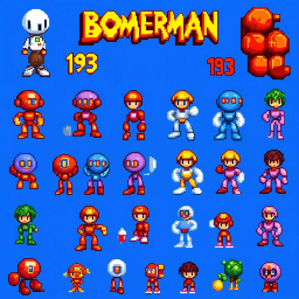 Characters in Bomberman 1983