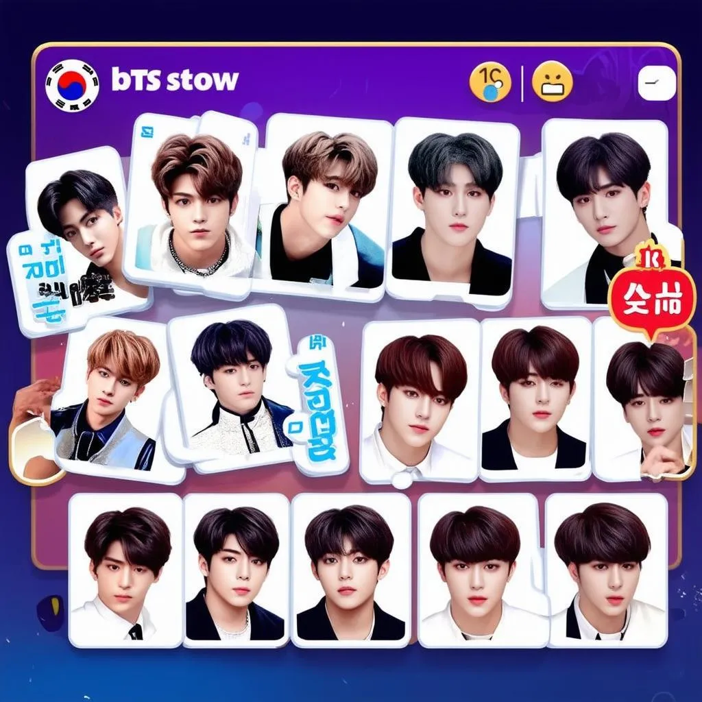 BTS puzzle game