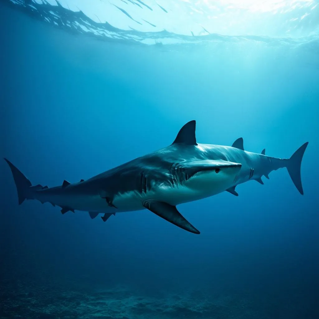 Cá mập Megalodon săn mồi