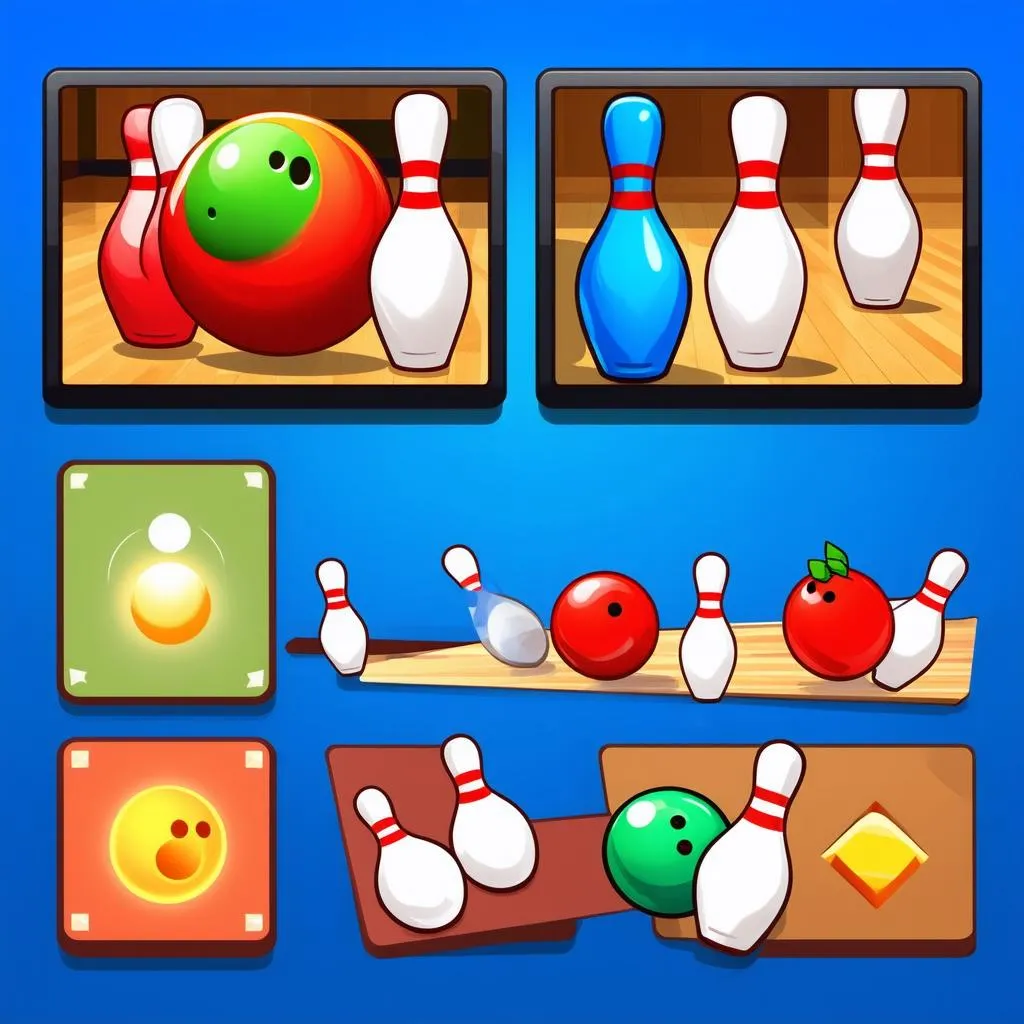 Các loại game bowling idle