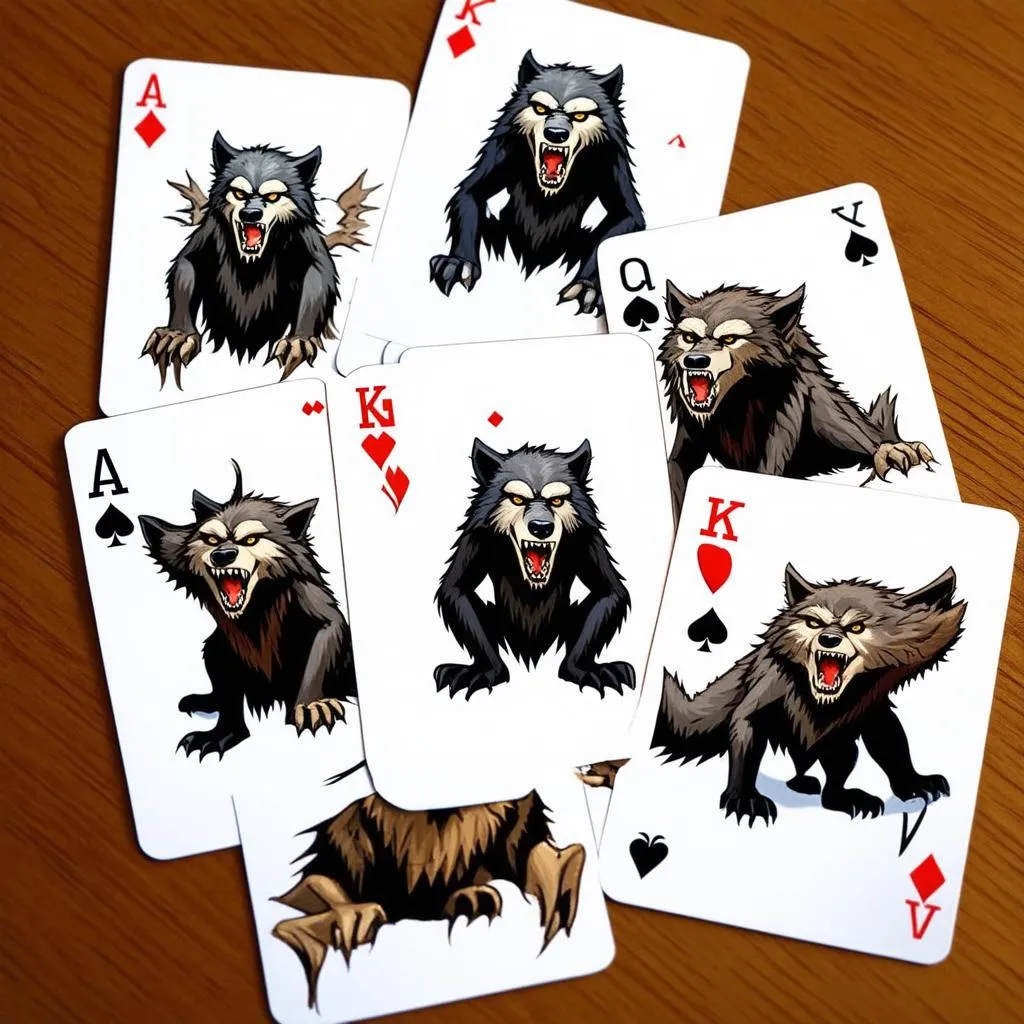 Bộ bài Werewolf Game