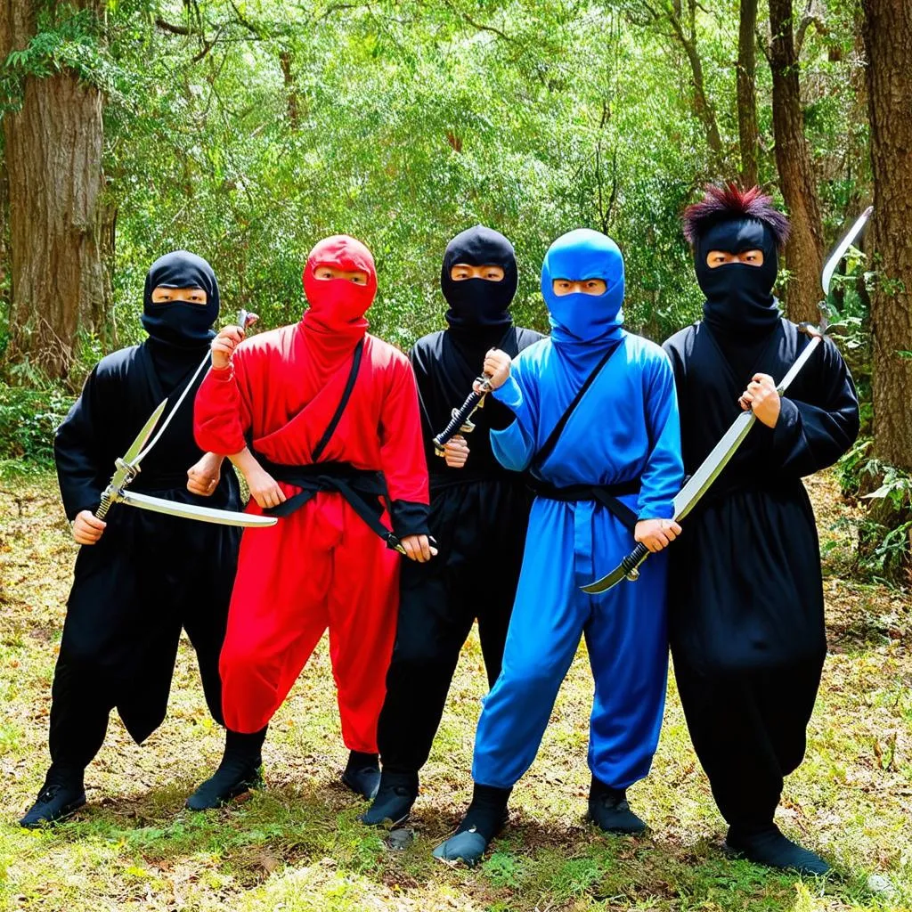 Các nhân vật trong game Ninja School