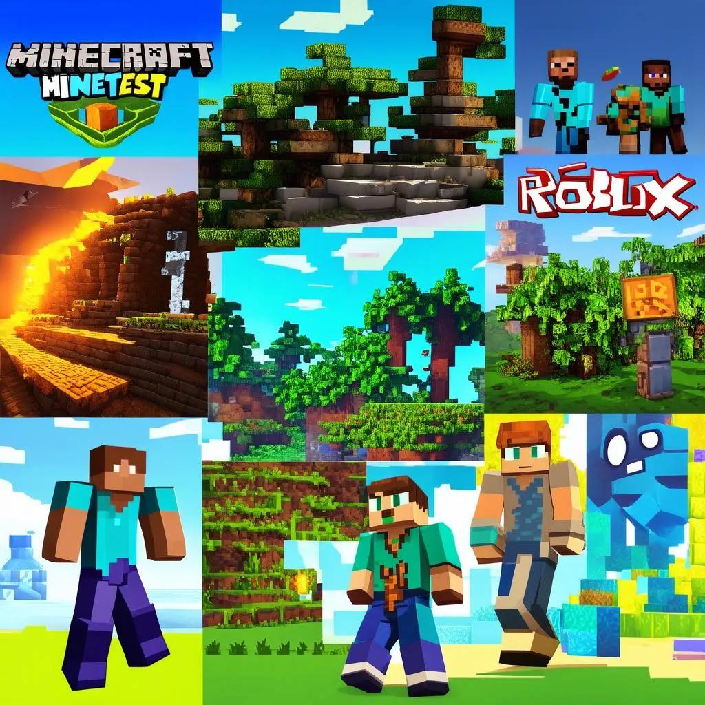 Các tựa game giống Minecraft