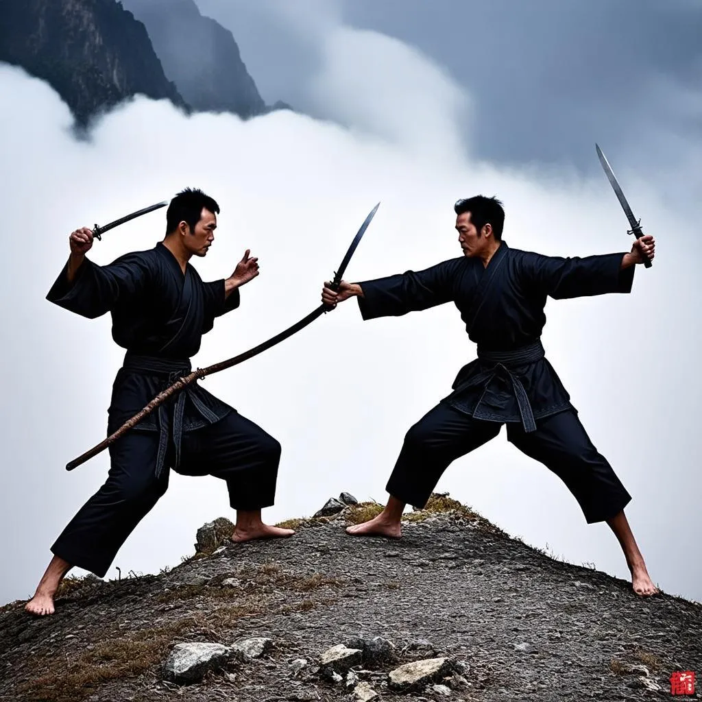 Hai cao thủ Kungfu đối đầu