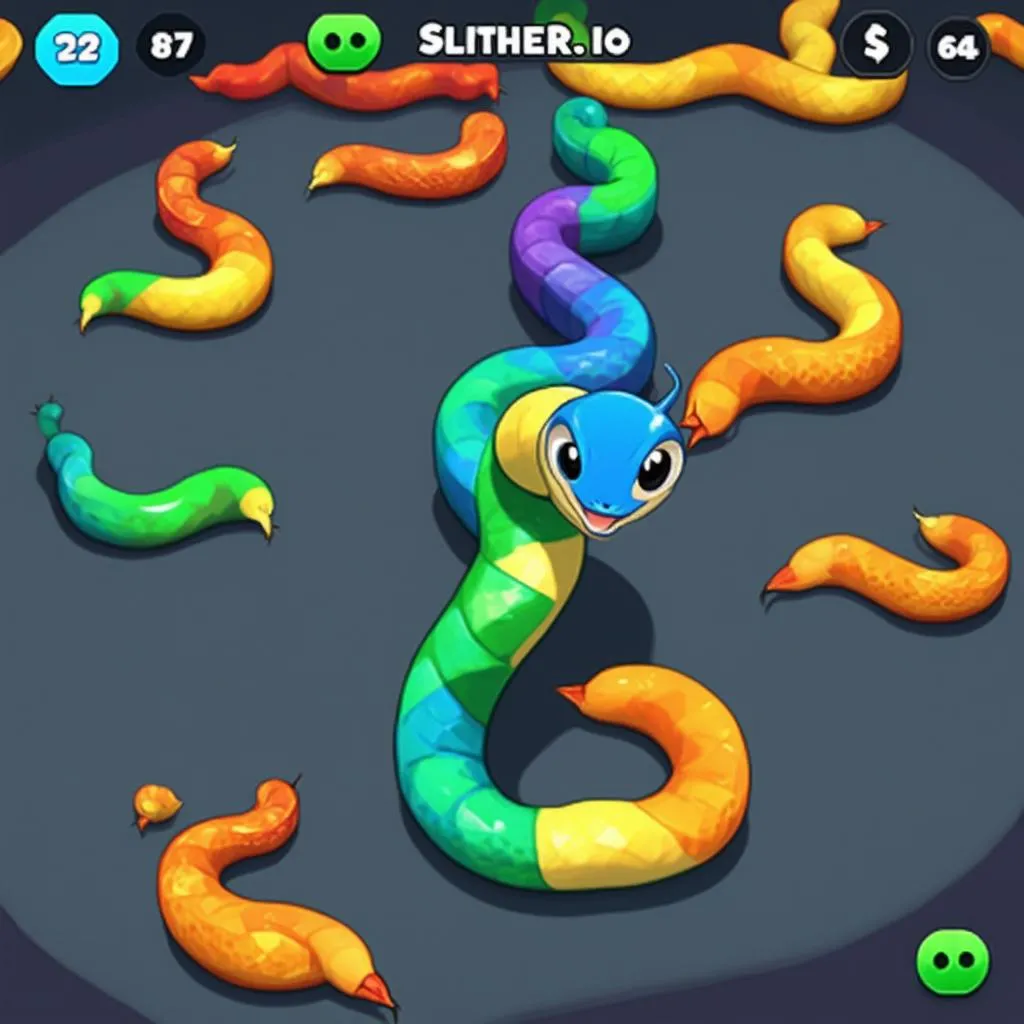 Cao thủ Slither.io