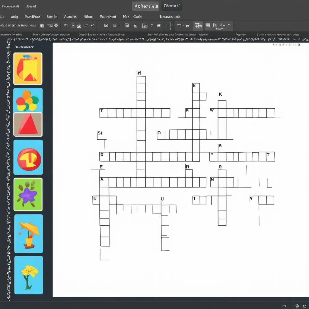 tạo trò chơi ô chữ trên powerpoint