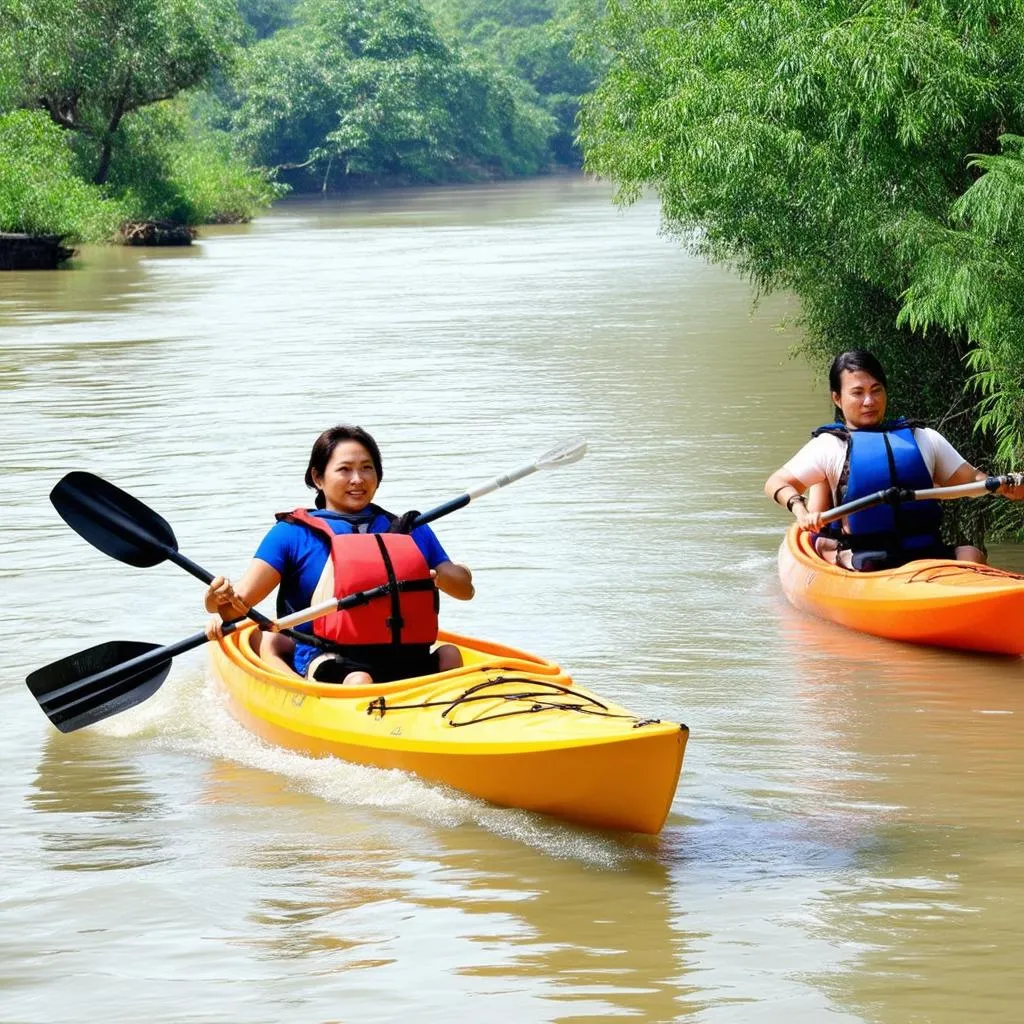 Chèo thuyền Kayak