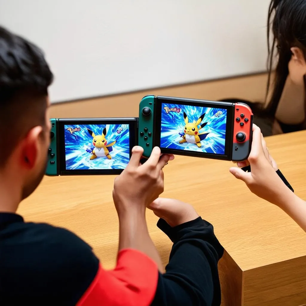 Chiến đấu Pokemon trên Nintendo Switch