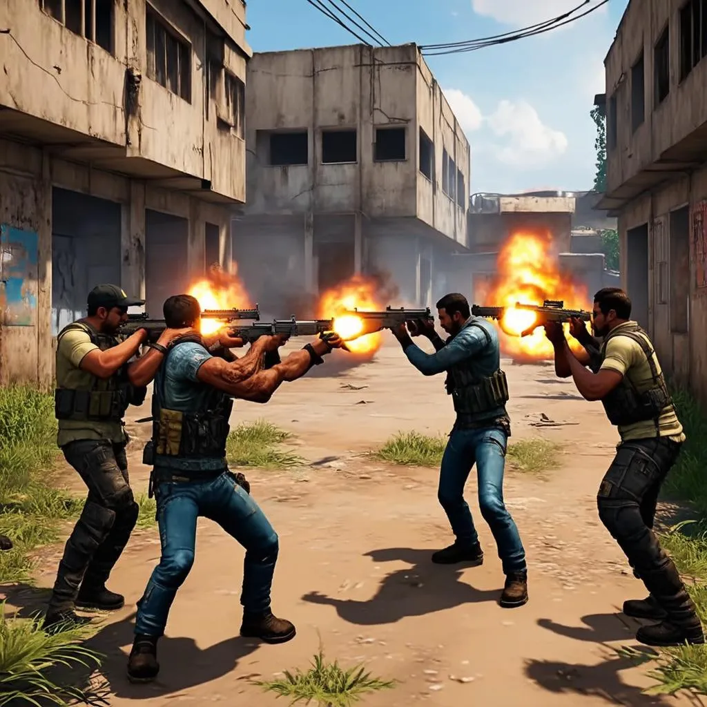 Chiến đấu sinh tồn trong PUBG