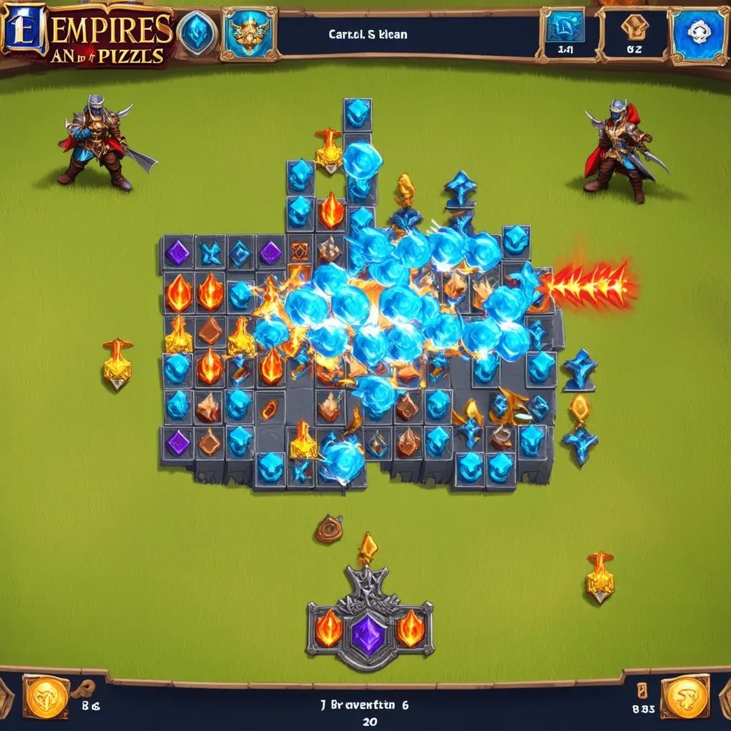 Empires and Puzzles gameplay