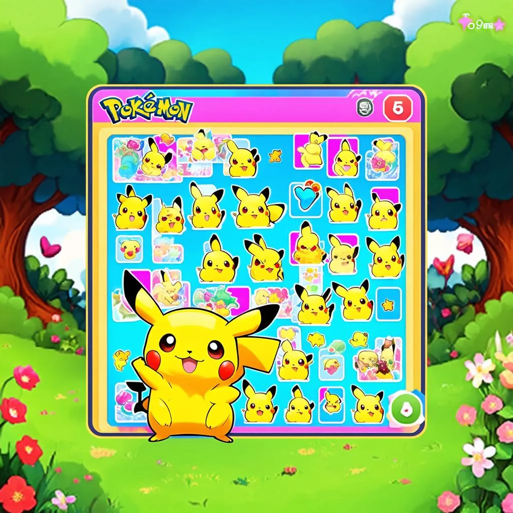 Chơi game Pikachu thú