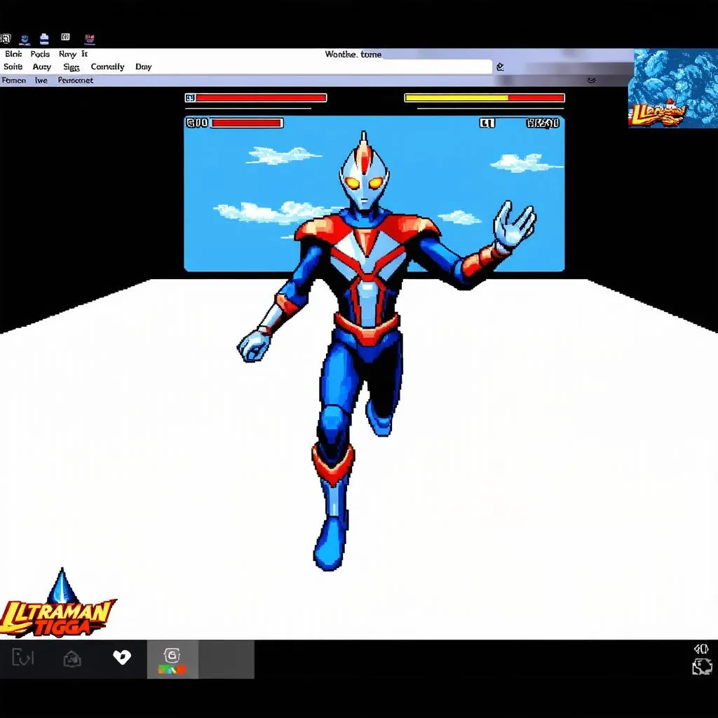 Chơi game Ultraman Tiga trên máy tính