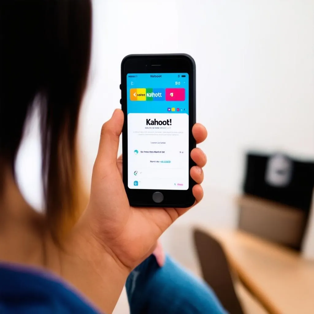 Chơi Kahoot một mình trên điện thoại