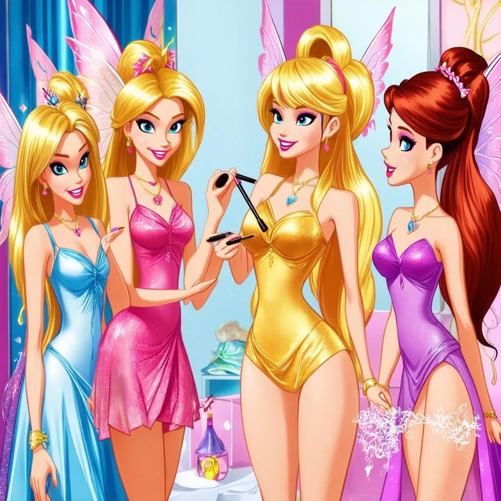 Chơi trò chơi trang điểm Winx