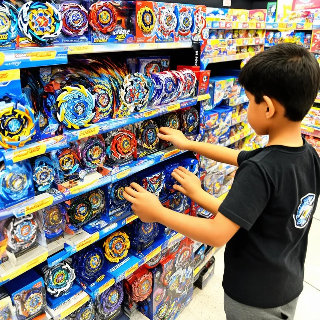 Lựa chọn con quay Beyblade