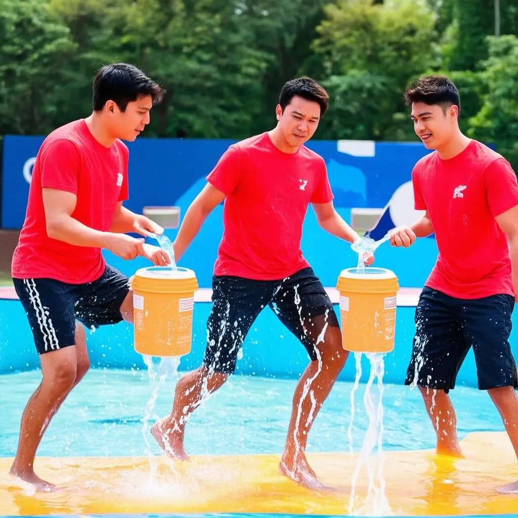 Running Man Water Transfer Game