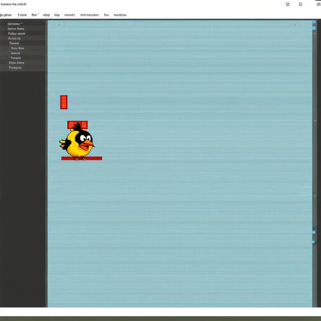 Code cho nhân vật Flappy Bird