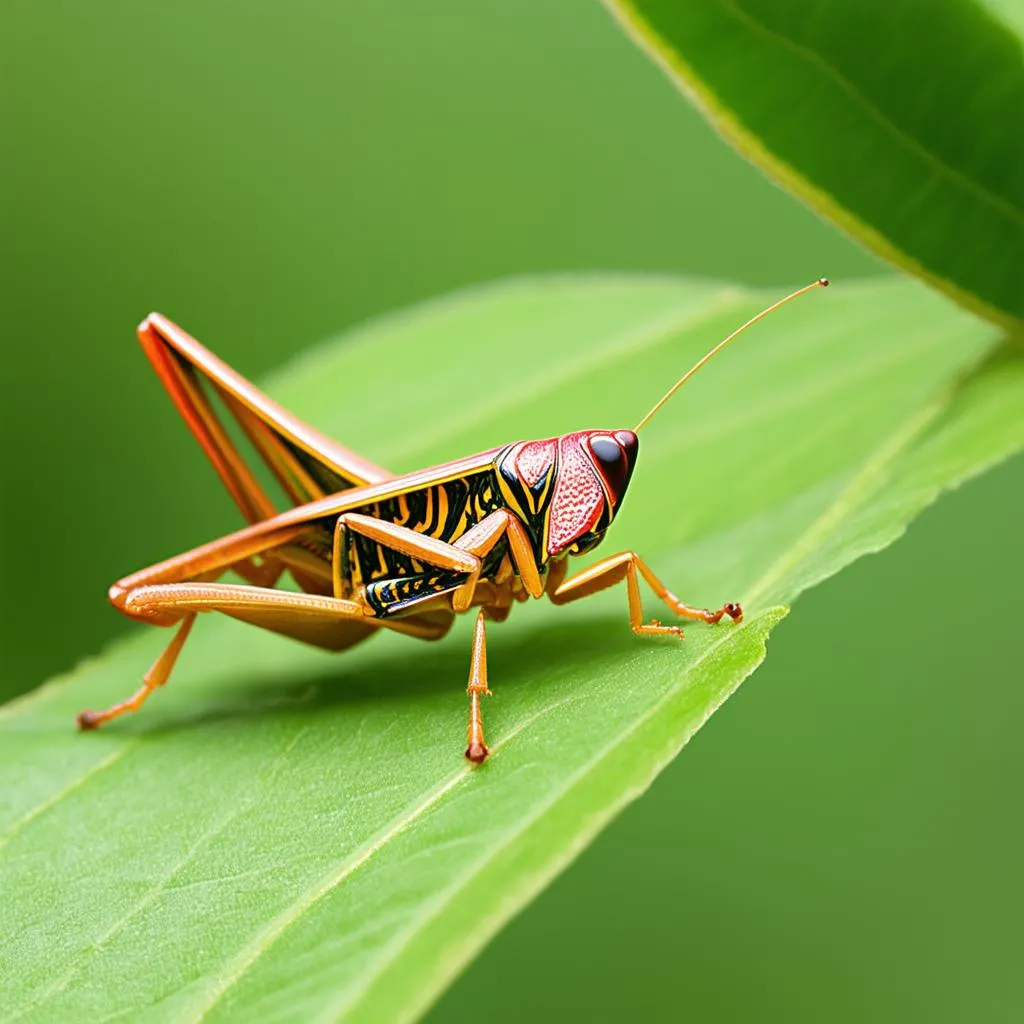 Con cào cào nhiều màu sắc