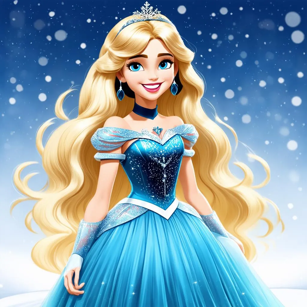 Nụ cười tỏa nắng của Elsa