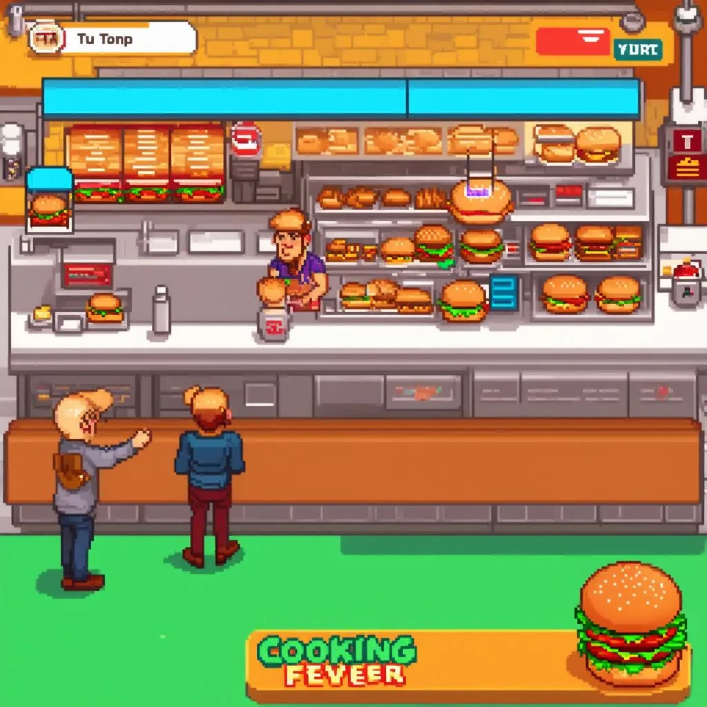 Trò chơi Cooking Fever - Nhà hàng burger