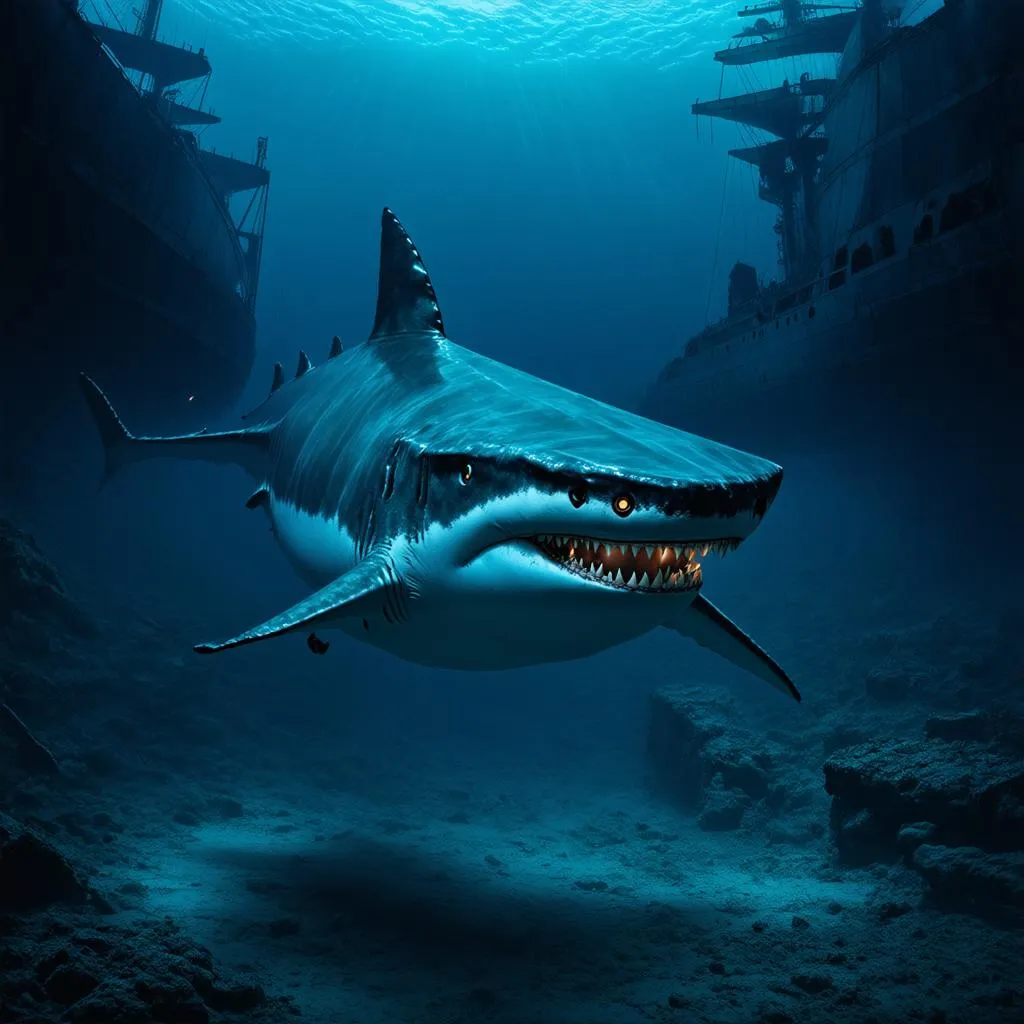 Megalodon in game