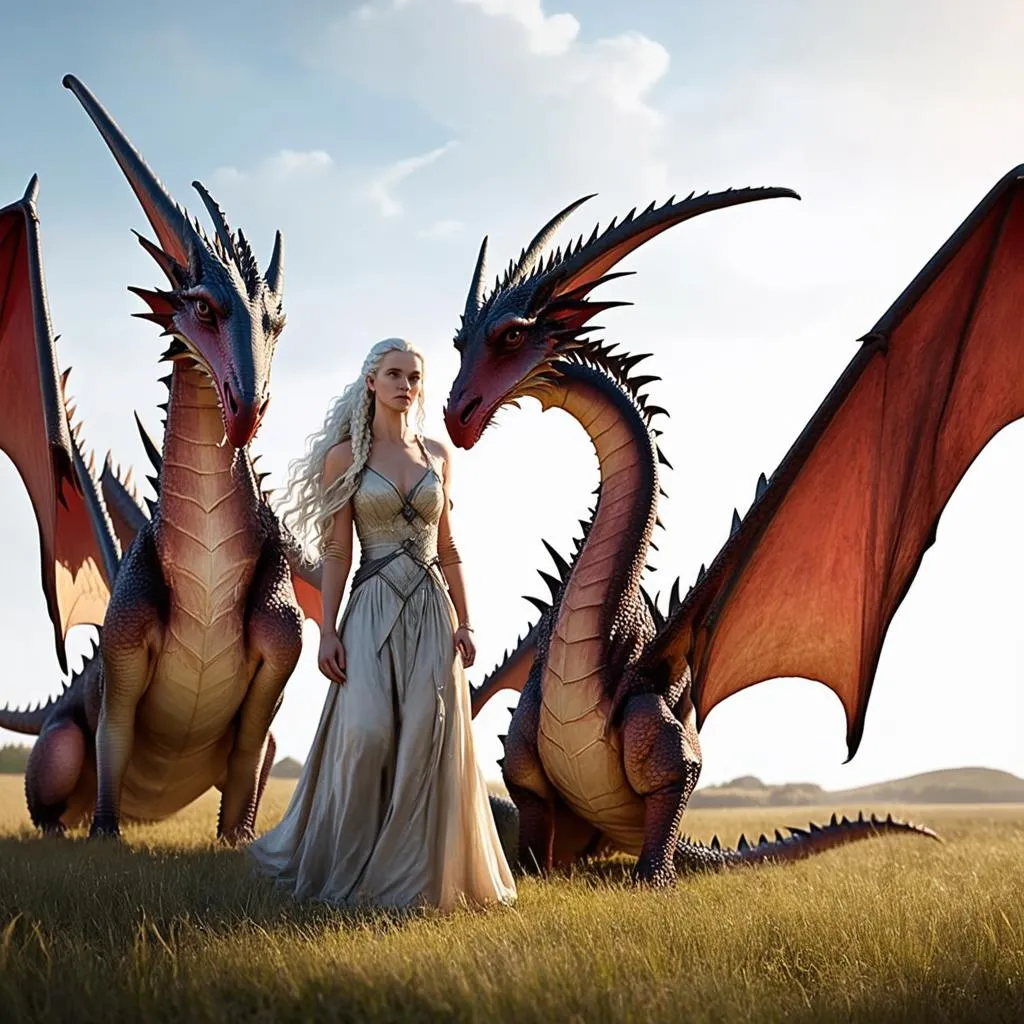 Daenerys Targaryen và Rồng