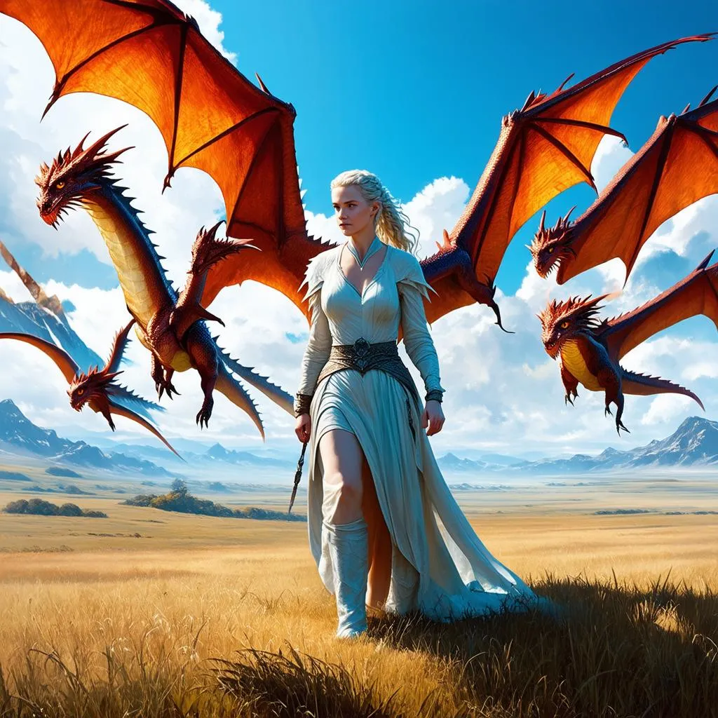 Daenerys Targaryen và Rồng