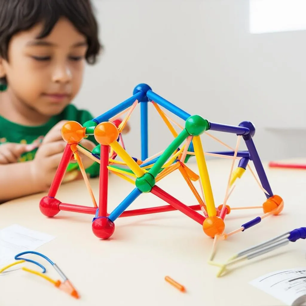 Bộ đồ chơi xếp hình Tensegrity