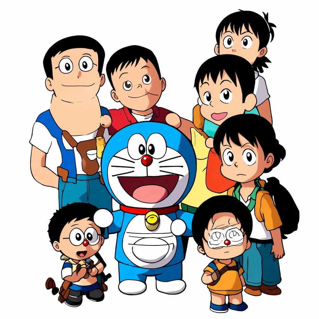 Nhân vật trong game Doraemon và Nobita