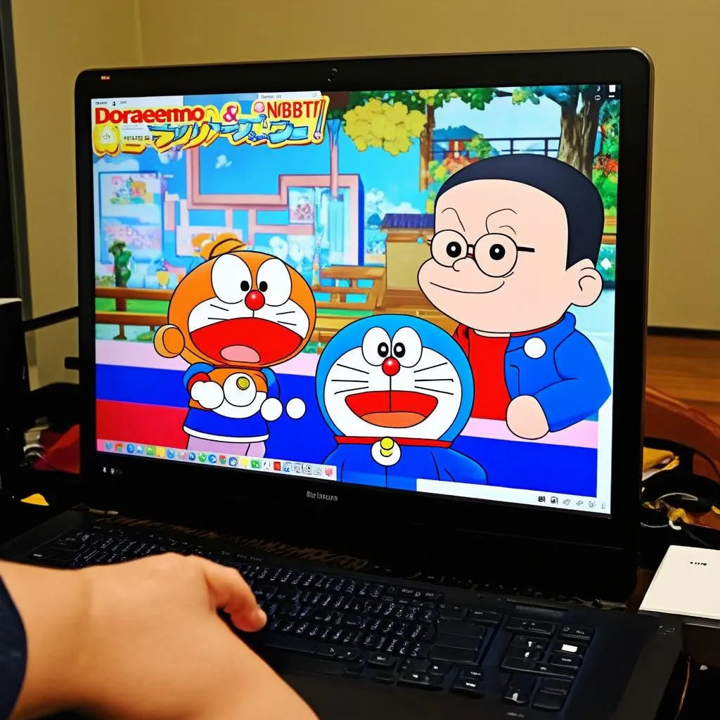 Chơi game Doraemon và Nobita