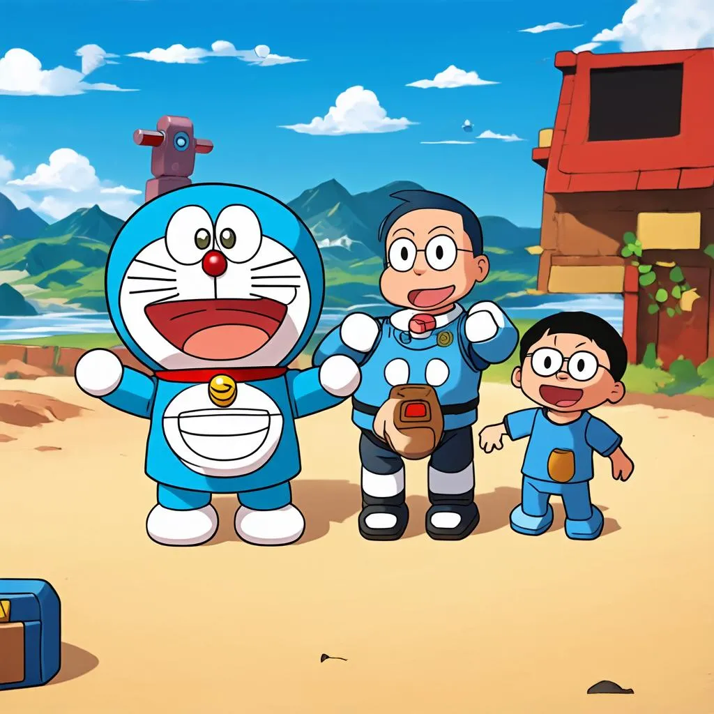 Doraemon và Nobita phiêu lưu kỹ thuật số