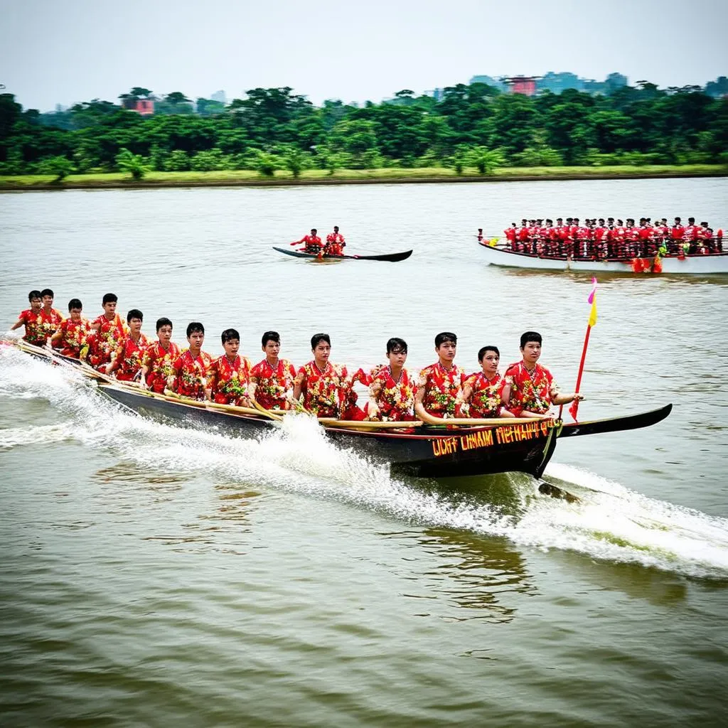 Đua thuyền trong lễ hội