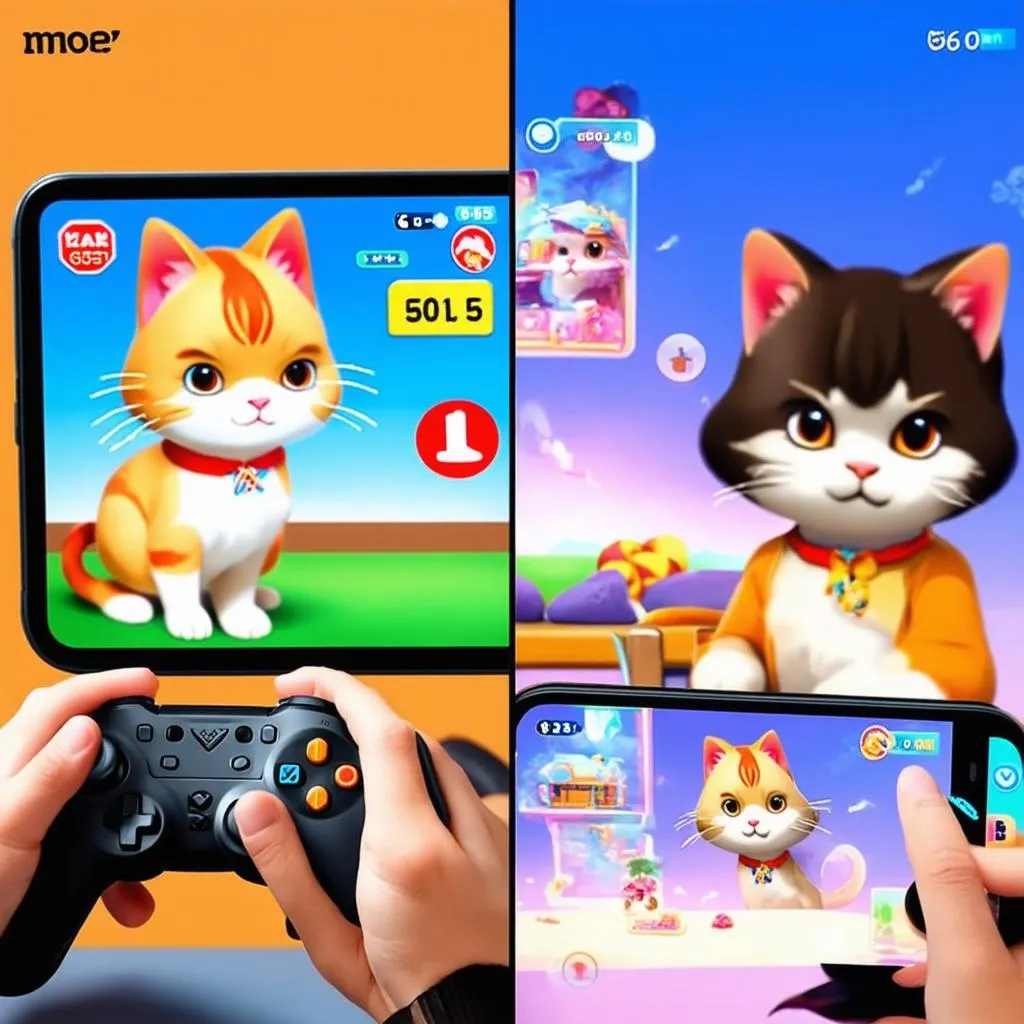 Game con mèo nhiều người chơi