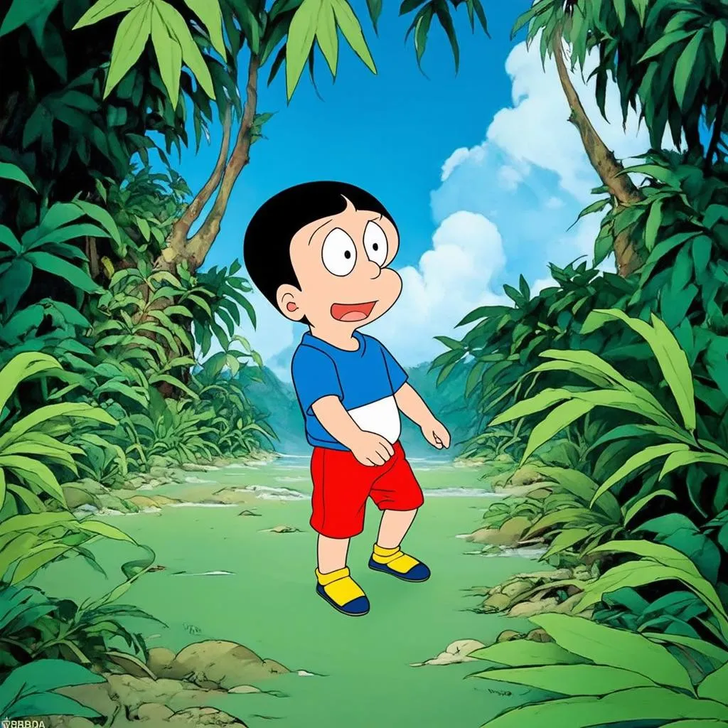 game nobita phiêu lưu khám phá vùng đất mới